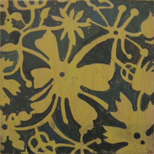 Cible n°19, -2015. Technique mixte, 18 × 18 cm, 2004