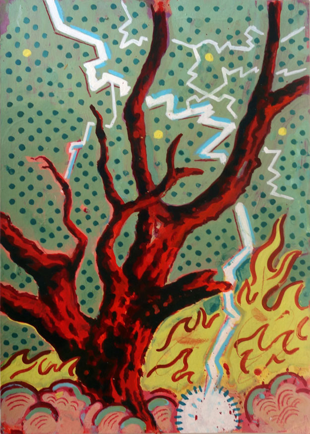 Étranger mystérieux n°8, Technique mixte, 35 × 25 cm, 2013
