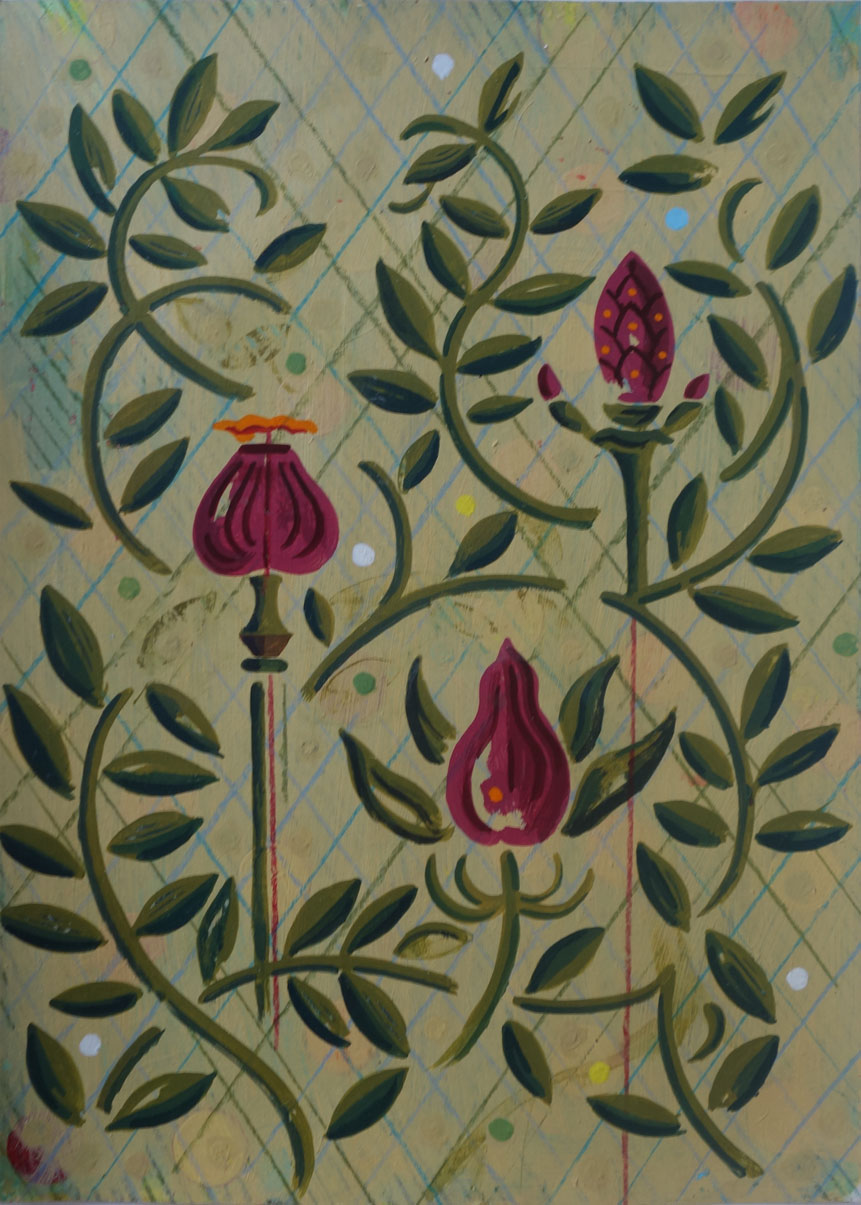 Étranger mystérieux n°12, Technique mixte, 35 × 25 cm, 2013