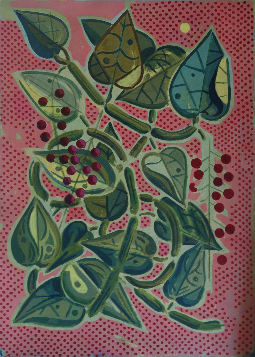 Étranger mystérieux n°13, Technique mixte, 35 × 25 cm, 2013