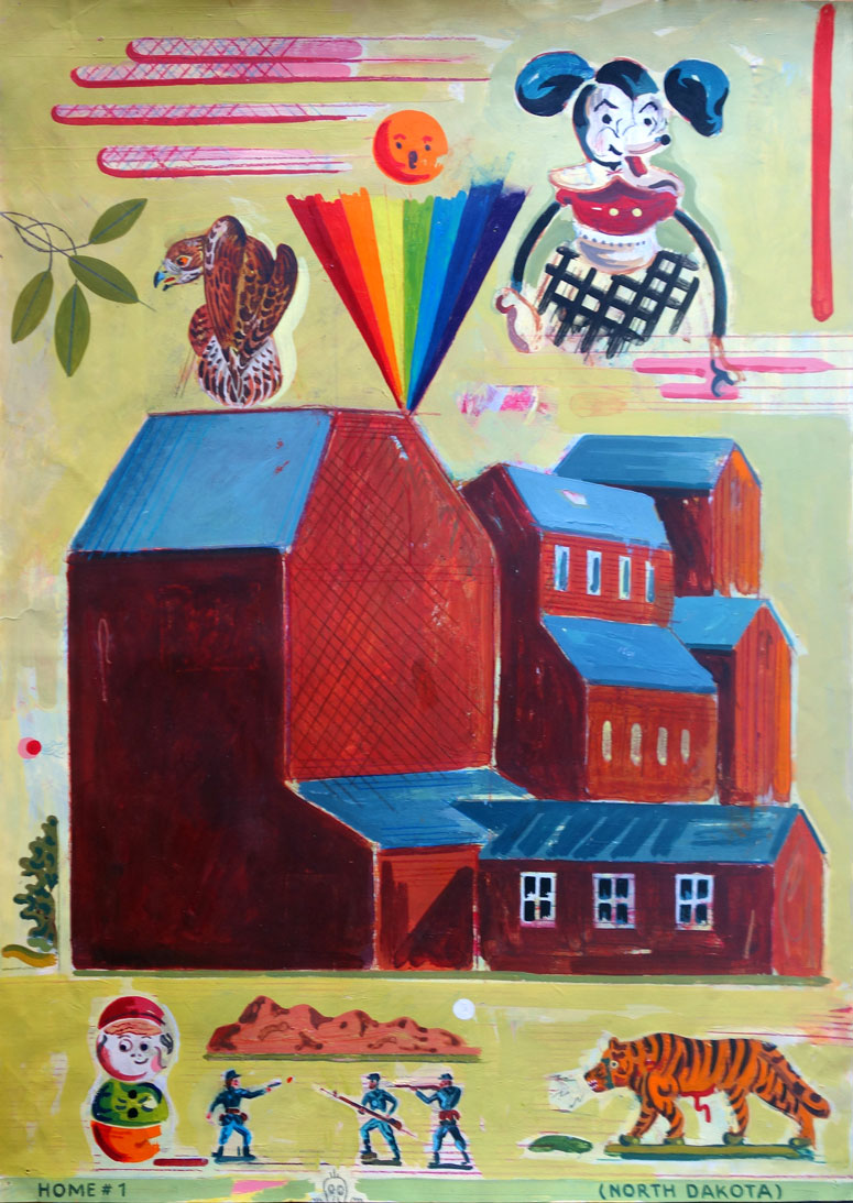 Mickey, -2015. Technique mixte, 86 × 61 cm, 2011