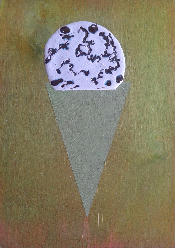 Gelati n°1, Technique mixte, 21 × 15 cm, 2014