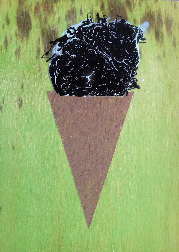 Gelati n°4, Technique mixte, 21 × 15 cm, 2013