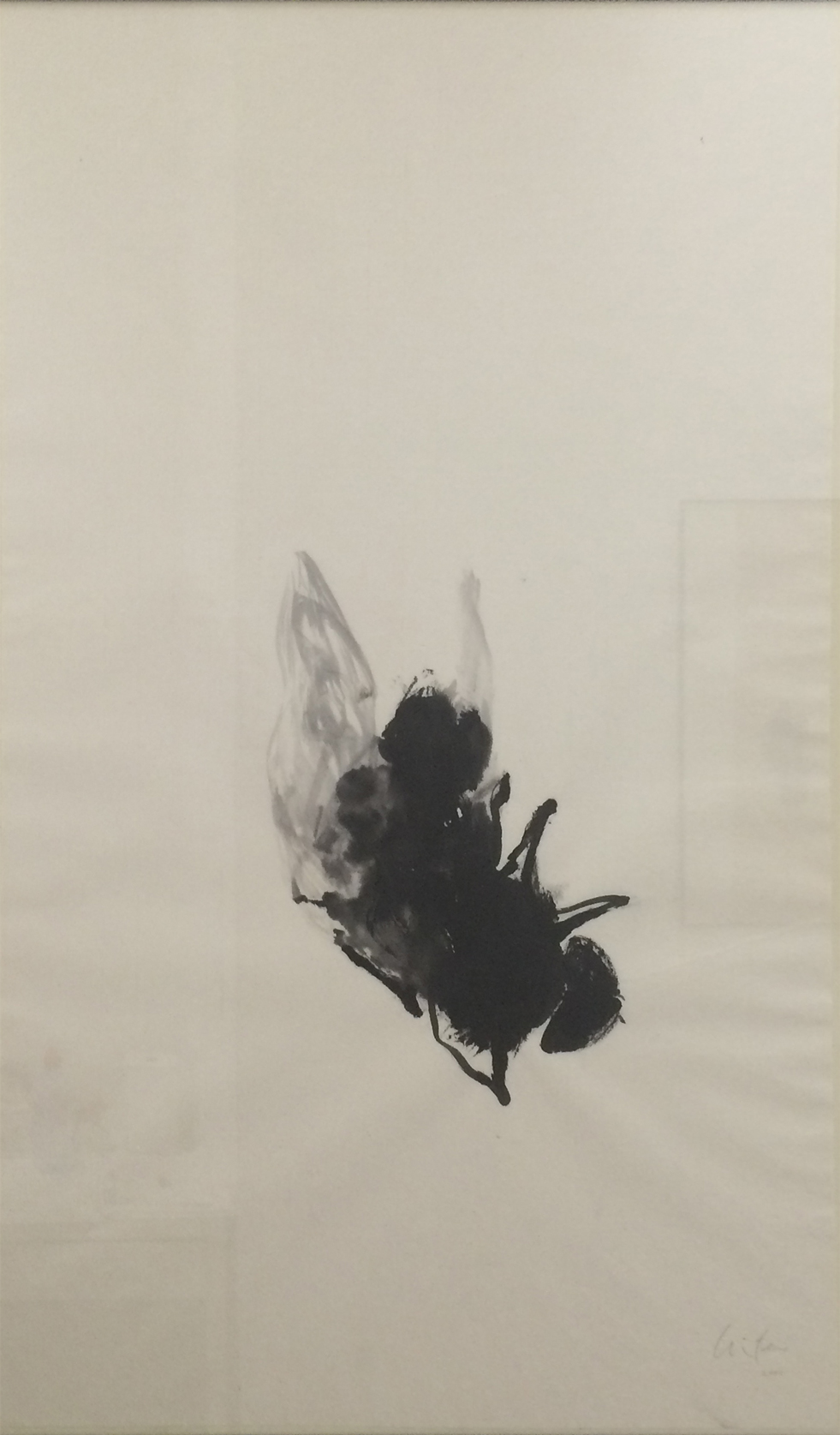 Berceuse, Encre sur papier Xuan, 71 × 41 cm, 2015