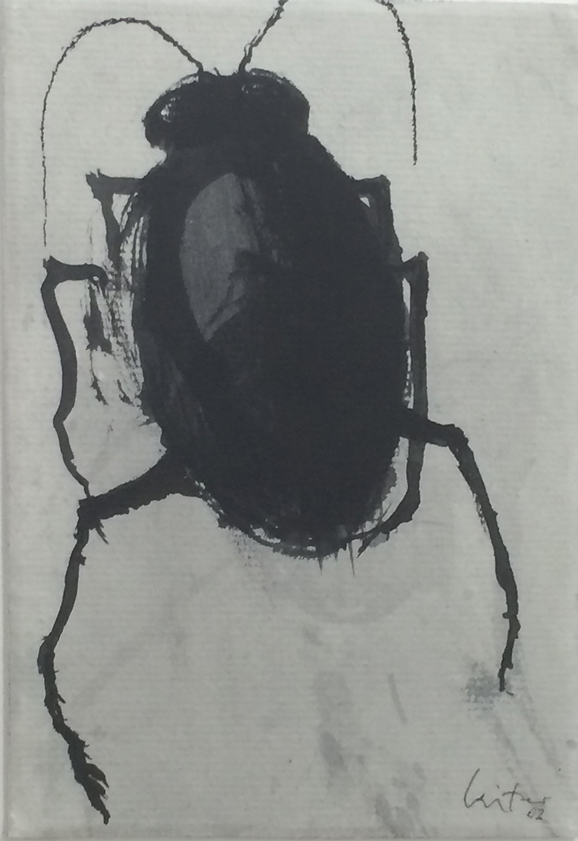 Le fuyard, Encre, 30 × 21 cm, 2002
