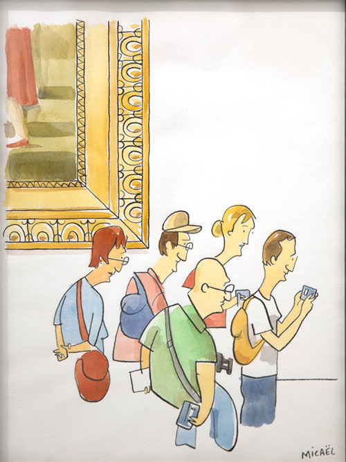 Appareil, Encre de Chine et aquarelle, 30 × 21 cm, 2009