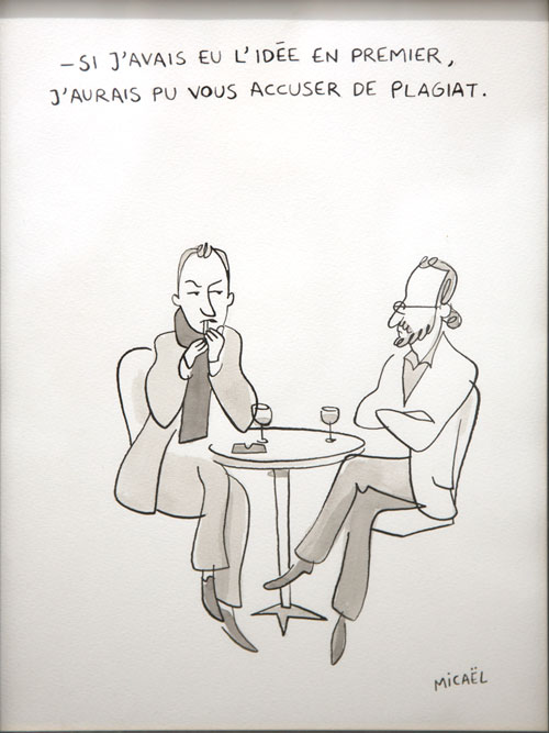 Plagiat, Encre de Chine, 30 × 21 cm, 2013