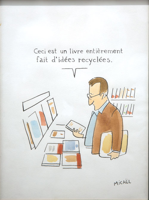 Recyclées, Encre de Chine et aquarelle, 30 × 21 cm, 2009