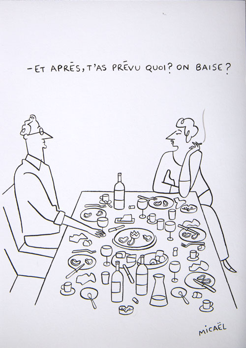 On baise?, Encre de Chine, 30 × 21 cm, 2013
