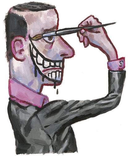 Bonne humeur, Gouache sur papier Canson, 30 × 21 cm, 2015