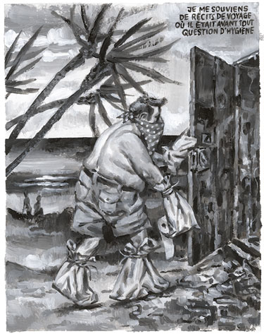 Hygiène, Gouache sur papier Canson, 30 × 21 cm, 2013