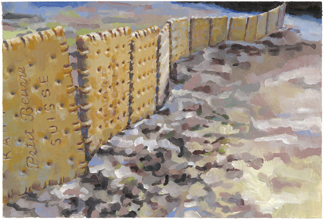 Sans titre, Gouache sur papier Canson, 21 × 30 cm, 2013