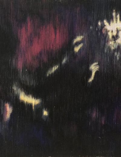 Image d'une oeuvre à la craie grasse sur acétate et sur papier par l'artiste espagnole Paz Boïra qui expose à la galerie RichterBuxtorf en septembre-octobre 2018
