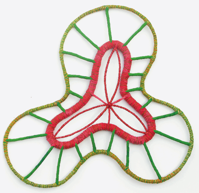Rayonnante 3, Technique mixte, 59 × 62 × 4 cm, 2022